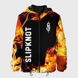 Мужская куртка Slipknot и пылающий огонь