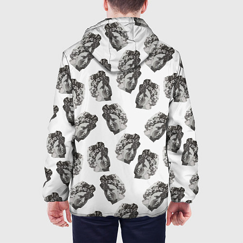 Мужская куртка Аполлон - паттерн / 3D-Черный – фото 4