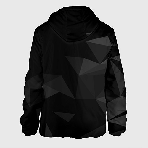 Мужская куртка Сборная Португалии треугольники / 3D-Черный – фото 2