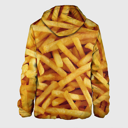 Мужская куртка Картошка фри / 3D-Белый – фото 2