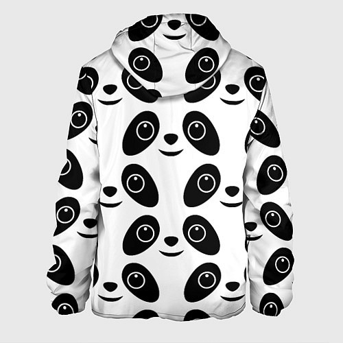 Мужская куртка Panda bing dun dun / 3D-Белый – фото 2
