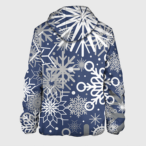 Мужская куртка Волшебный снегопад / 3D-Белый – фото 2