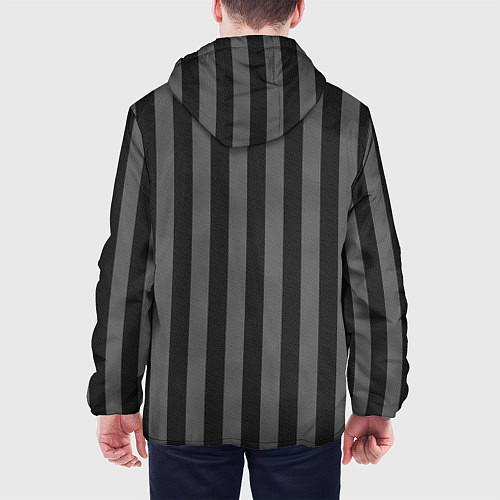 Мужская куртка Форма Уэнсдей Аддамс Nevermore academy / 3D-Черный – фото 4