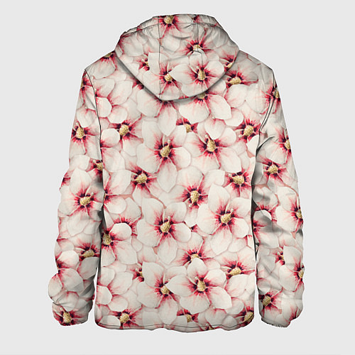 Мужская куртка Нежность цветов / 3D-Белый – фото 2