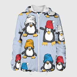 Мужская куртка Смешные пингвины