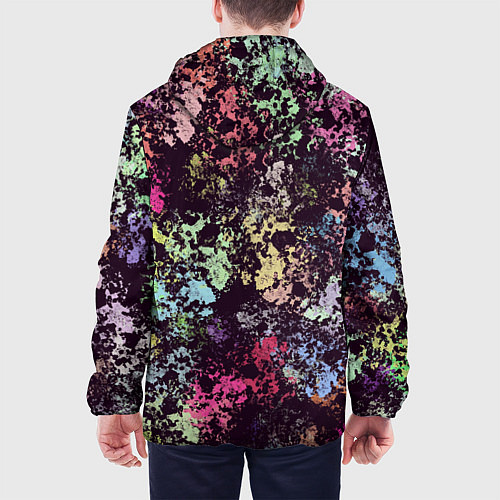 Мужская куртка Яркие краски / 3D-Черный – фото 4