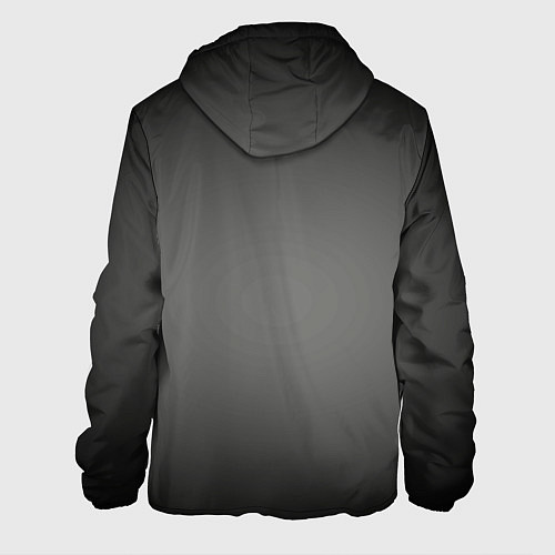 Мужская куртка Серый, черный градиент / 3D-Черный – фото 2