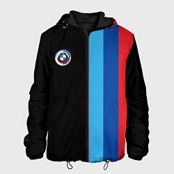 Куртка с капюшоном мужская BMW - м линии, цвет: 3D-черный