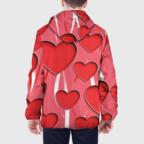 Мужская куртка Святой Валентин для твоих любимых / 3D-Черный – фото 4