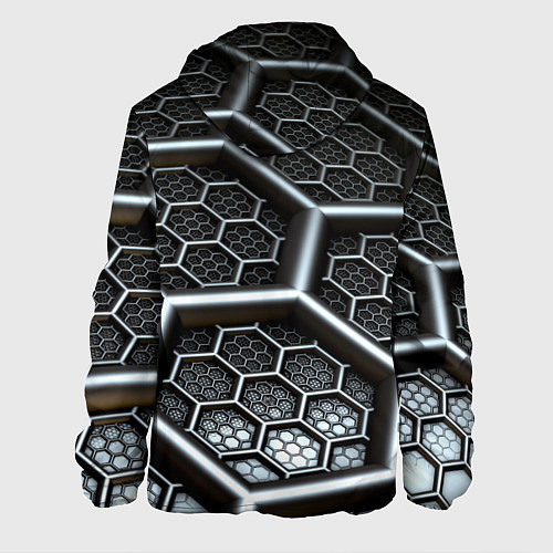 Мужская куртка Geometry abstraction / 3D-Черный – фото 2