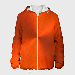 Мужская куртка Оранжевый волнообразный дисковый узор