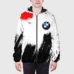 Куртка с капюшоном мужская BMW art, цвет: 3D-черный — фото 2