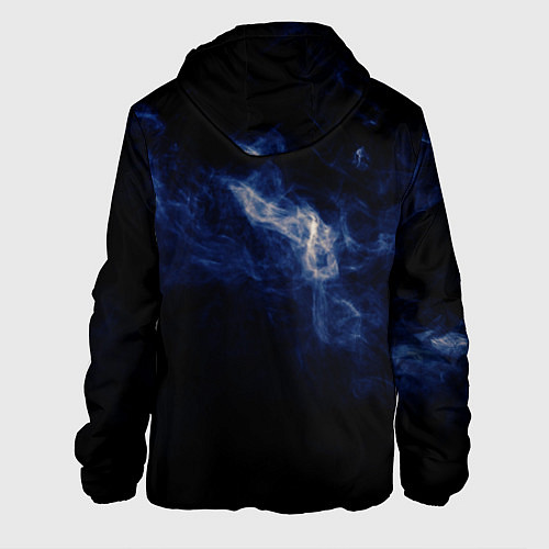 Мужская куртка Синее пламя / 3D-Черный – фото 2