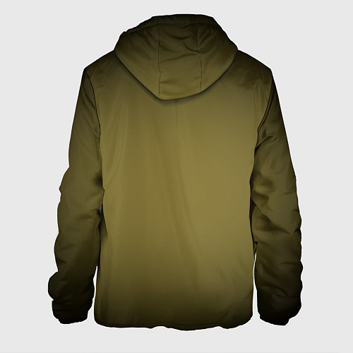 Мужская куртка Градиент хаки / 3D-Черный – фото 2