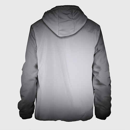 Мужская куртка Серебристый градиент / 3D-Черный – фото 2