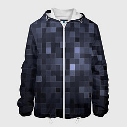 Куртка с капюшоном мужская Minecraft block time, цвет: 3D-белый