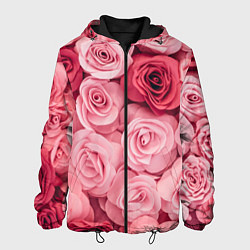 Мужская куртка Чайная пыльная роза - нежно розовый цветок