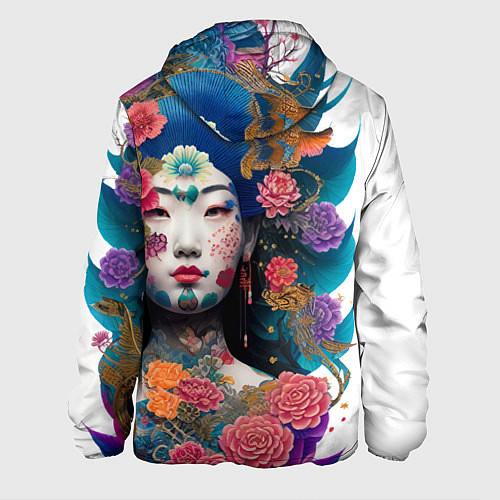 Мужская куртка Japan style - tattoo - art / 3D-Черный – фото 2