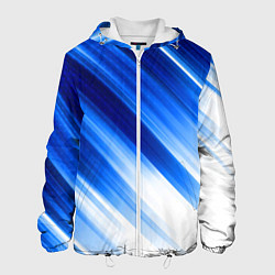 Куртка с капюшоном мужская Blue Breeze, цвет: 3D-белый