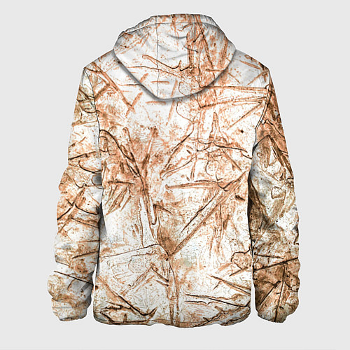 Мужская куртка Резкие контуры / 3D-Белый – фото 2