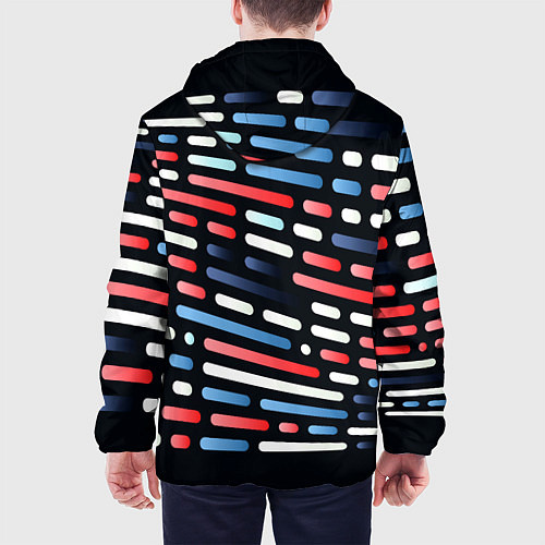 Мужская куртка Vanguard neon pattern / 3D-Черный – фото 4
