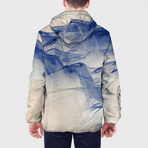 Мужская куртка Горы скалы в тумане / 3D-Черный – фото 4