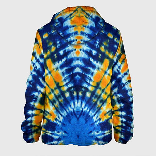 Мужская куртка Tie dye стиль хиппи / 3D-Белый – фото 2