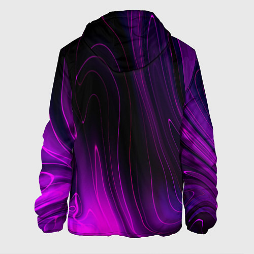 Мужская куртка Led Zeppelin violet plasma / 3D-Черный – фото 2
