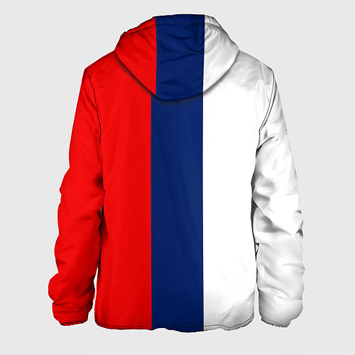 Мужская куртка Russia national team: white blue red / 3D-Белый – фото 2