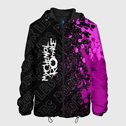 Куртка с капюшоном мужская My Chemical Romance rock legends: по-вертикали, цвет: 3D-черный