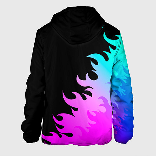 Мужская куртка Blink 182 неоновый огонь / 3D-Черный – фото 2