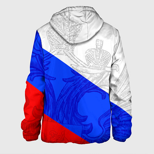 Мужская куртка Сердечко - Россия / 3D-Белый – фото 2