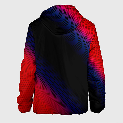 Мужская куртка Geely красный карбон / 3D-Черный – фото 2