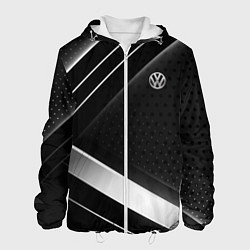 Куртка с капюшоном мужская Volkswagen sign, цвет: 3D-белый