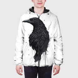 Куртка с капюшоном мужская Черный странник, цвет: 3D-черный — фото 2