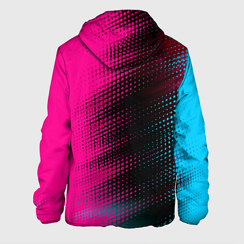Мужская куртка Ford - neon gradient: по-вертикали / 3D-Черный – фото 2
