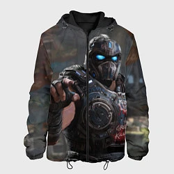Куртка с капюшоном мужская Gears of war Клейтон Кармайн, цвет: 3D-черный