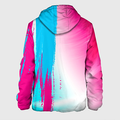 Мужская куртка Changan neon gradient style: по-вертикали / 3D-Черный – фото 2