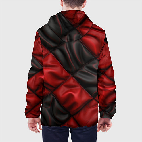 Мужская куртка Red black luxury / 3D-Черный – фото 4