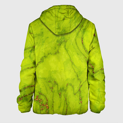 Мужская куртка Abstraction green / 3D-Белый – фото 2