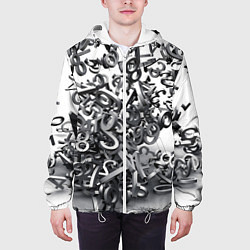 Куртка с капюшоном мужская Цифровой хаус, цвет: 3D-белый — фото 2