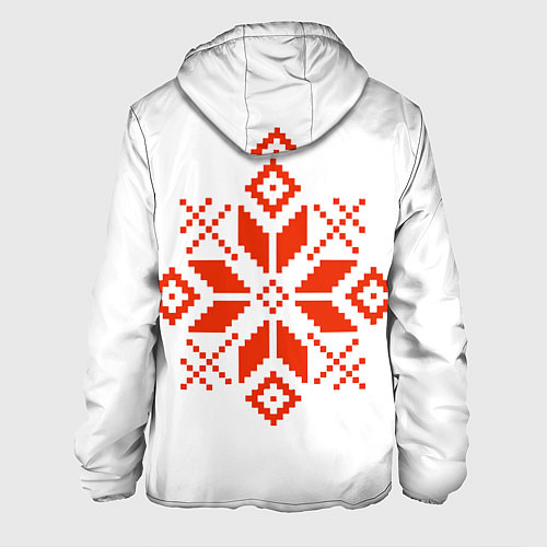 Мужская куртка Удмуртский узор / 3D-Белый – фото 2