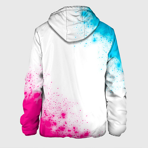 Мужская куртка Twenty One Pilots neon gradient style: надпись, си / 3D-Черный – фото 2