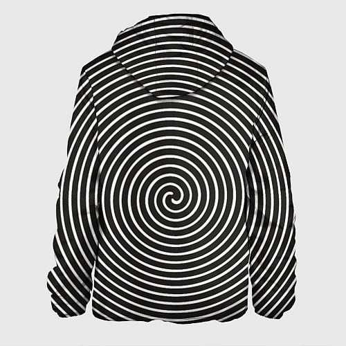 Мужская куртка Оптическая спираль / 3D-Белый – фото 2