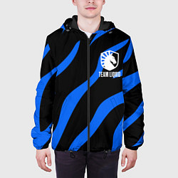 Куртка с капюшоном мужская Форма Team Liquid хаки, цвет: 3D-черный — фото 2