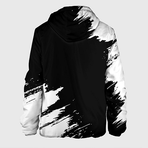 Мужская куртка In Flames и рок символ на темном фоне / 3D-Черный – фото 2