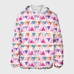 Мужская куртка Цветные треугольники