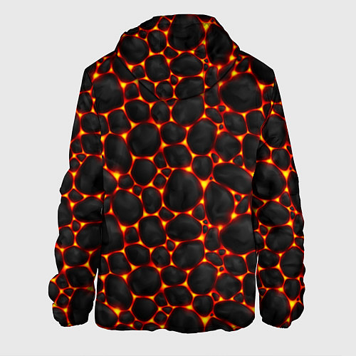 Мужская куртка Огненные камни / 3D-Черный – фото 2