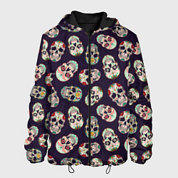 Мужская куртка Узор с черепами Pattern with skulls