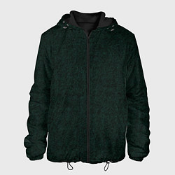 Мужская куртка Текстура рябь темно-зелёный